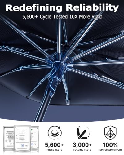 2026 Upgraded] Weektic Truck Windshield Sun Shade for F