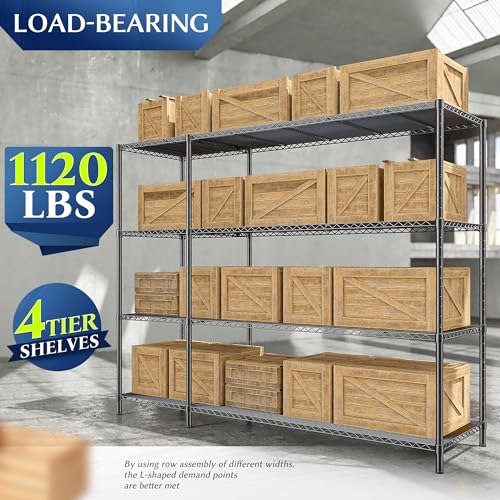 52.4W Wire Shelving Rack (2 Count)