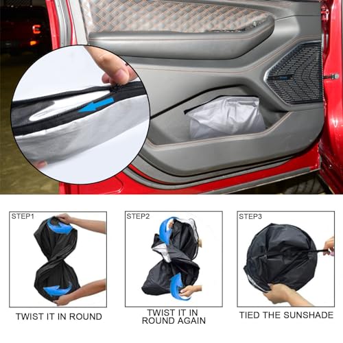 Foldable Front Windshield Sunshade fit for Jeep Grand Cherokee 2014