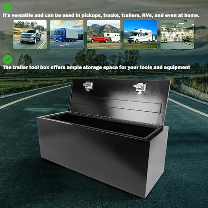 48" Iron Truck Bed Tool Box