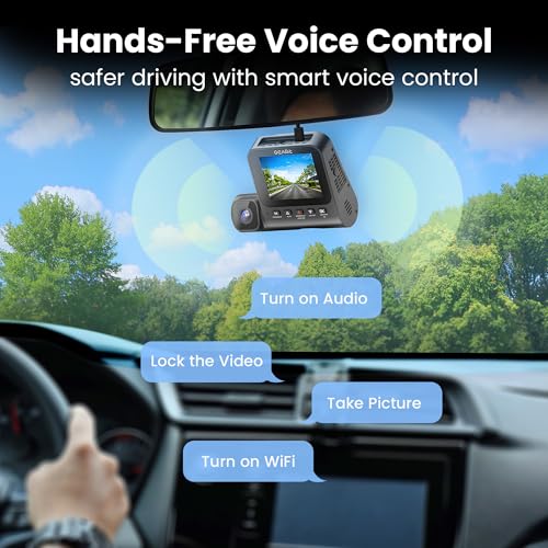 3 Channel Dash Cam 4K Front Inside Rear