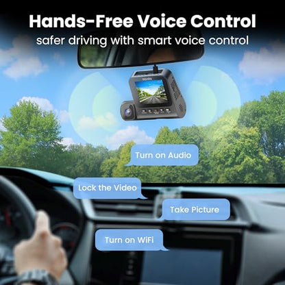 3 Channel Dash Cam 4K Front Inside Rear
