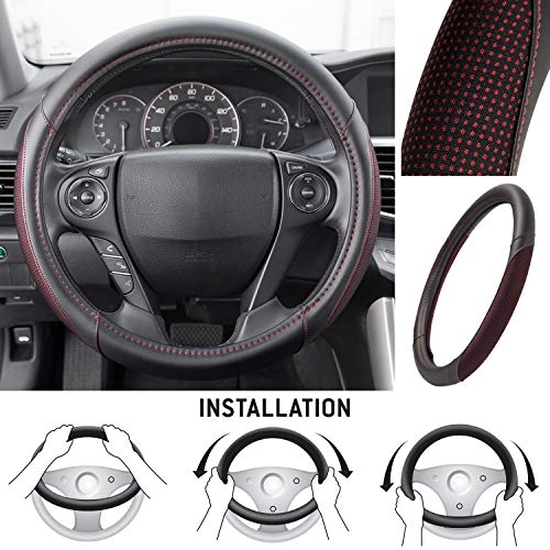 Wine Steering Wheel Cover