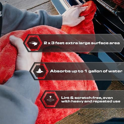 Microfiber Car Drying Towel 24"x36"