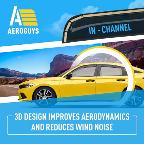 Extra Durable Window Deflectors in (4 Count)