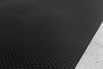 Performance Vinyl Garage Runner Small Coin Pattern