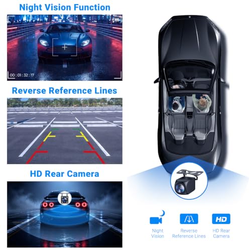 9" Wireless Apple Carplay Screen for Car & Android Auto with Backup Camera