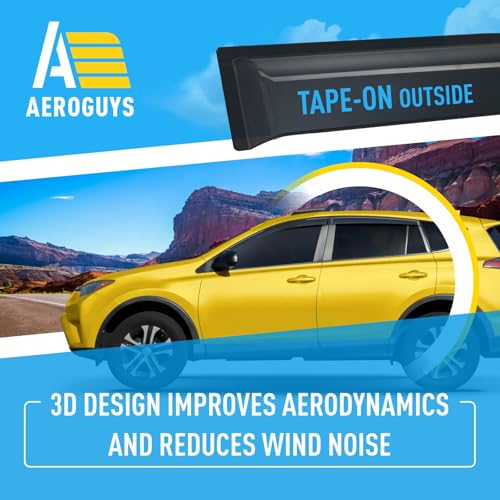 Extra Durable Window Deflectors Tape (4 Count)