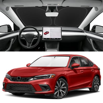 Custom Fit Windshield Sun Shade for Honda Civic 2022