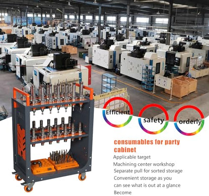BT50 CNC Tool Holder Transfer Cart