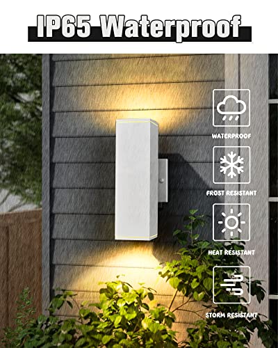 Modern Outdoor Wall Light (2 Count)