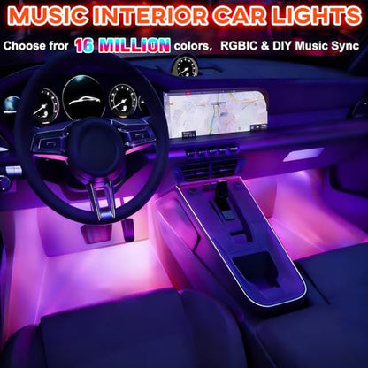 Car Led Strip Lights (4 Count)