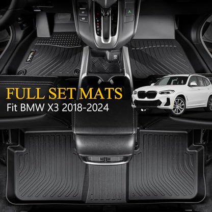 Floor Mats & Cargo Liner Backrest Mat for BMW X3 2018