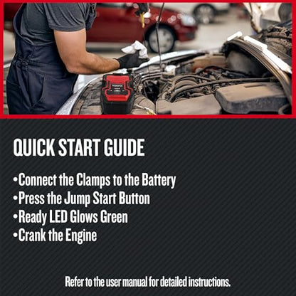 Portable Car Battery Jump Starter & Power Bank