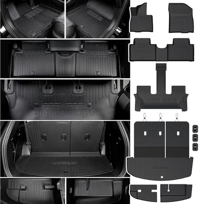 Floor Mats for Hyundai Palisade 2026 Gas Only 7&8 Seats