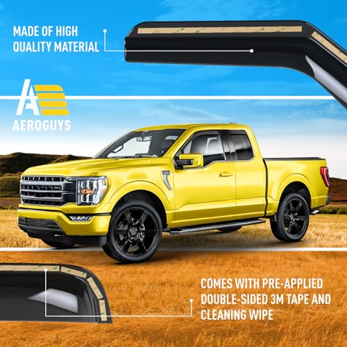 Extra Durable Window Deflectors in (4 Count)