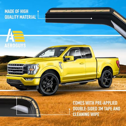 Extra Durable Window Deflectors in (4 Count)