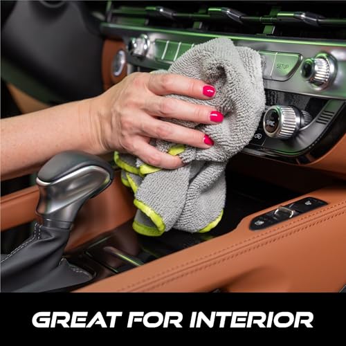 Utility Microfiber Towels for Cars (8 Count)