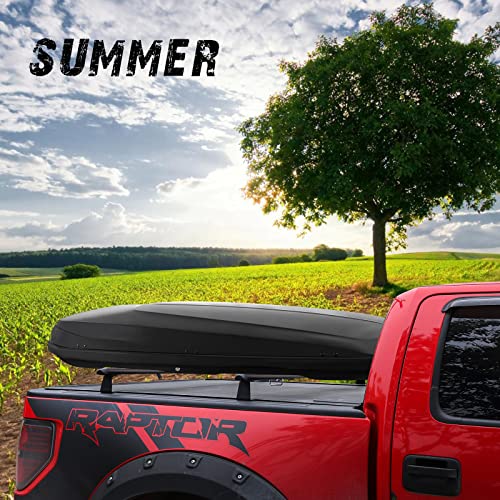 Truck Rack with Two Cross Bars and Four Brackets for Pickup Bed