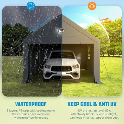 12x20 Heavy Duty Carport Canopy