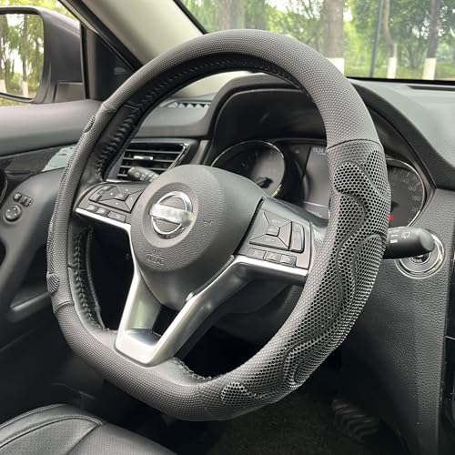 D Shaped Comfy Grip Steering Wheel Cover 14.5