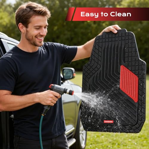 Heavy Duty PVC Car Floor Mats Full Set