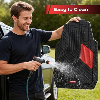 Heavy Duty PVC Car Floor Mats Full Set