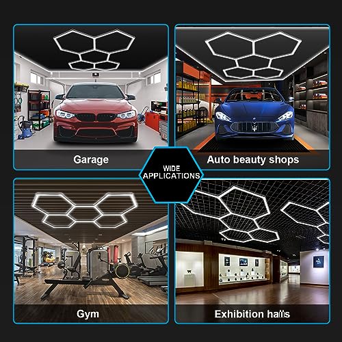 Hexagon Garage Lights (25 Count)