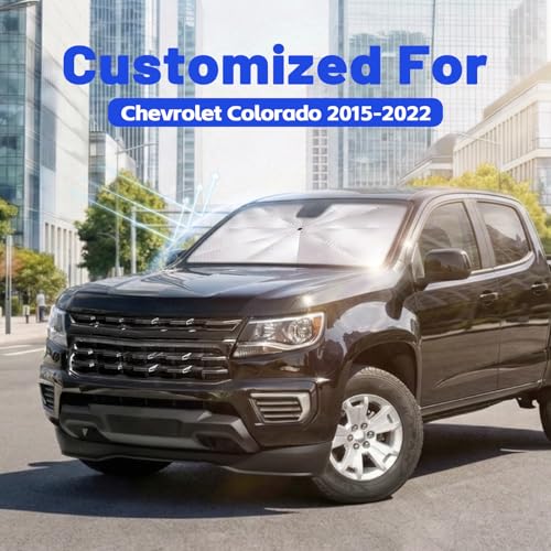 Car Windshield Sun Shade Umbrella for Chevrolet Colorado 2015