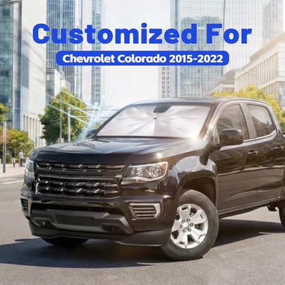 Car Windshield Sun Shade Umbrella for Chevrolet Colorado 2015