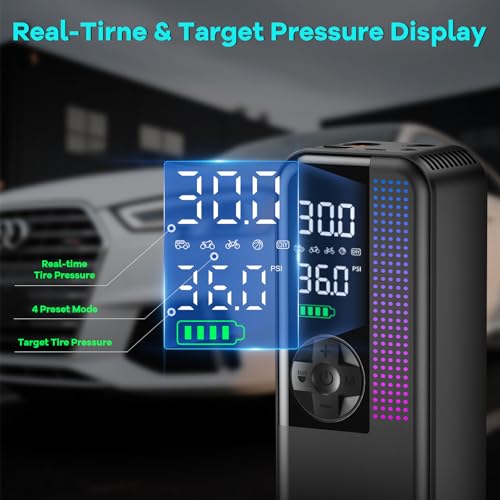 Tire Inflator Portable Air Compressor (24 Count)