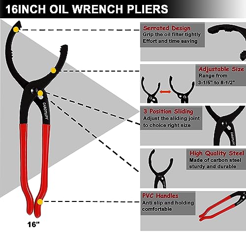 Oil Filter Wrench Set
