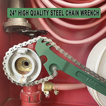 24 Inch Heavy Duty Chain Oil Filter Wrench