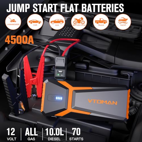 V10 Pro 4500A Jump Starter