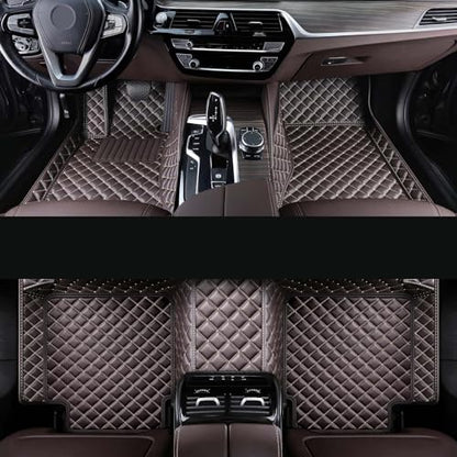 Car Floor Mat Fit 99% Sedans Sports Cars Luxury Custom Car Mats for SUV Women Leather Automotive Floor Mats All Weather Car Mats Diamond Floor Mats for Trucks