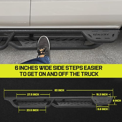 Running Boards Compatible with 2019 (2 Count)