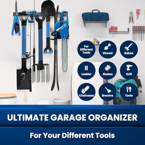 64'' All Metal Garage Tool Organizer Wall Mount (176 Ounce)