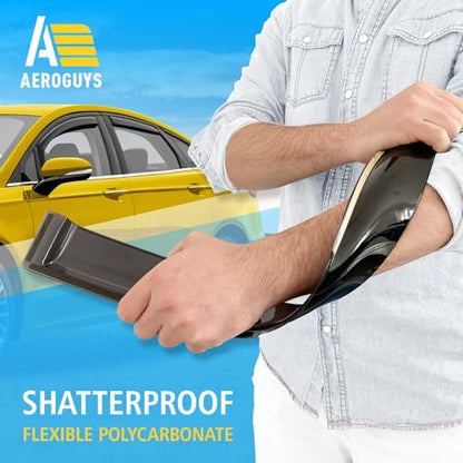 Extra Durable Window Deflectors in (4 Count)