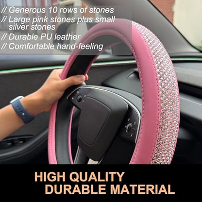 Bling Comfy Steering Wheel Cover for Tesla Model Y