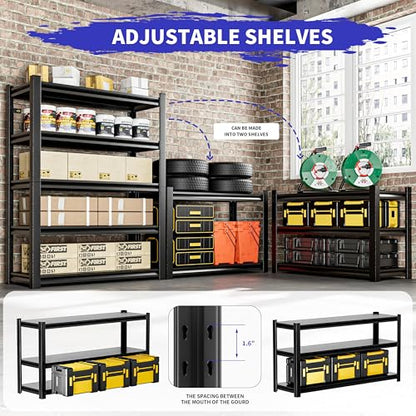 5 Tier Garage Shelving (5 Count)