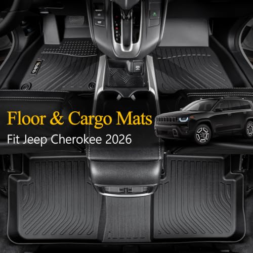 Floor Mats & Cargo Liner for Jeep Cherokee 2026 Hybrid
