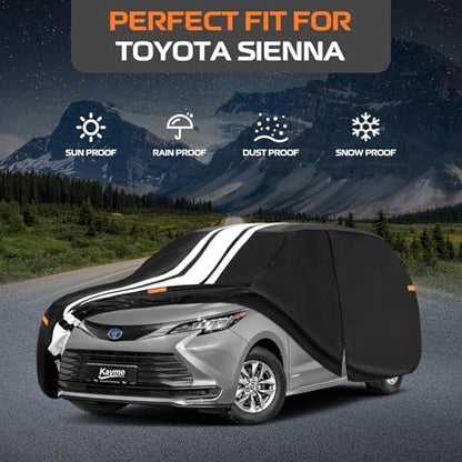 Heavy Duty Car Cover Custom Fit for Toyota Sienna