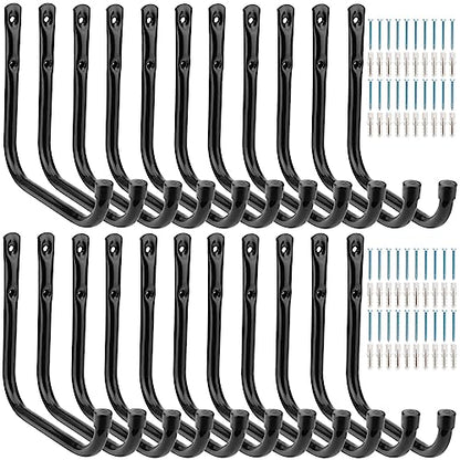 20Pcs Heavy Duty Garage Storage Hooks (20 Count)
