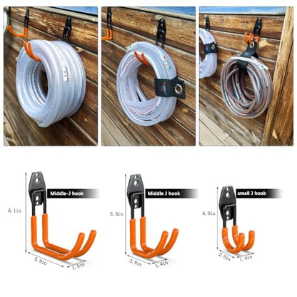 Garden Hose Holder Wall Mount (4 Count)