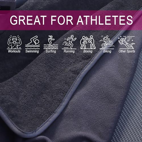 Car Seat Towel Covers Front Seats Protector for Gym and Workout