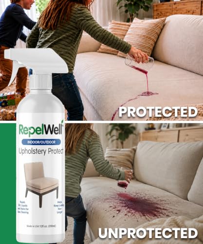 Non Toxic Fabric Protector Spray for Upholstery & Furniture (12 Fl Oz)