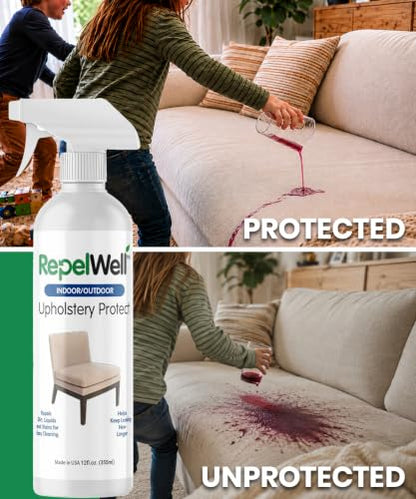 Non Toxic Fabric Protector Spray for Upholstery & Furniture (12 Fl Oz)