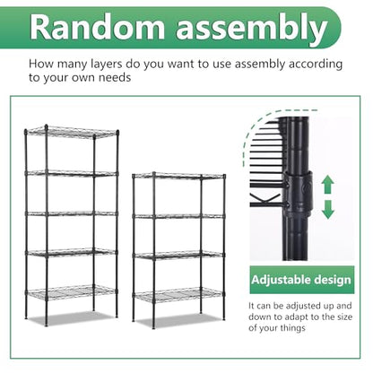 5 Tier Wire Shelf (5 Count)