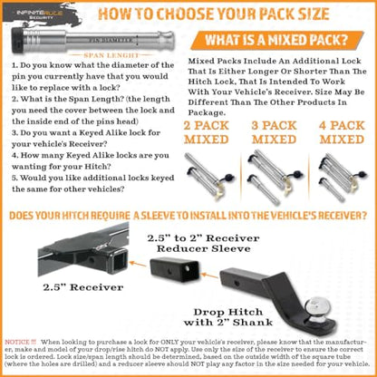 2.5" Receiver Hitch Lock