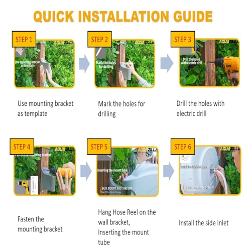 Retractable Garden Hose Reel